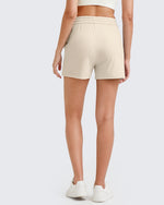 G4Free - Ribbed Mid-Rise Drawstring Shorts -GF25E318AA-S-GF25E318AB-M-GF25E318AC-L-GF25E318AD-XL-GF25E318AE-XXL