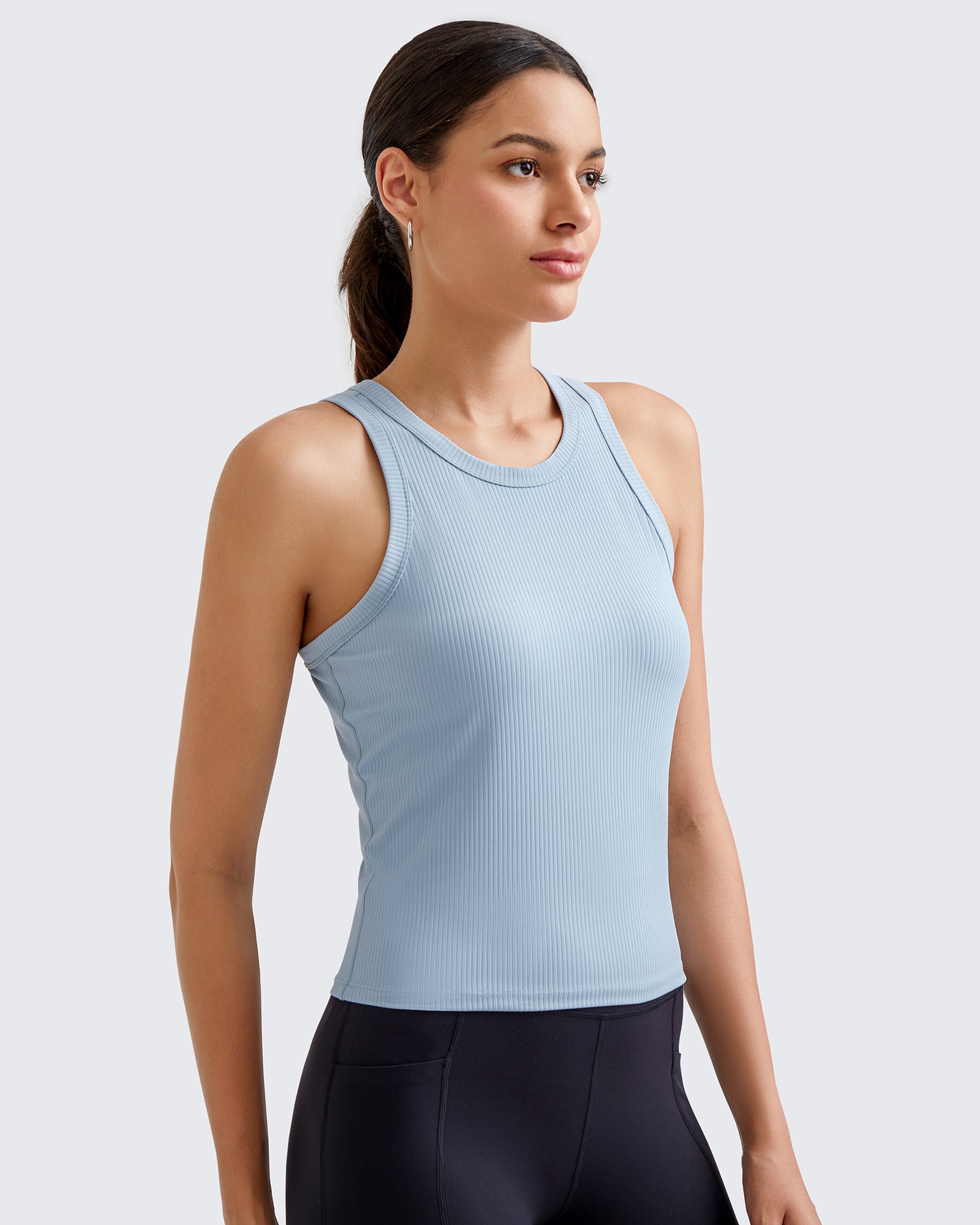G4Free - Ribbed Slim Racerback Athletic Tanks -GF25B327AA-S-GF25B327AB-M-GF25B327AC-L-GF25B327AD-XL-GF25B327AF-XS
