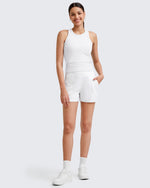 G4Free - Ribbed Slim Racerback Athletic Tanks -GF25B327AA-S-GF25B327AB-M-GF25B327AC-L-GF25B327AD-XL-GF25B327AF-XS