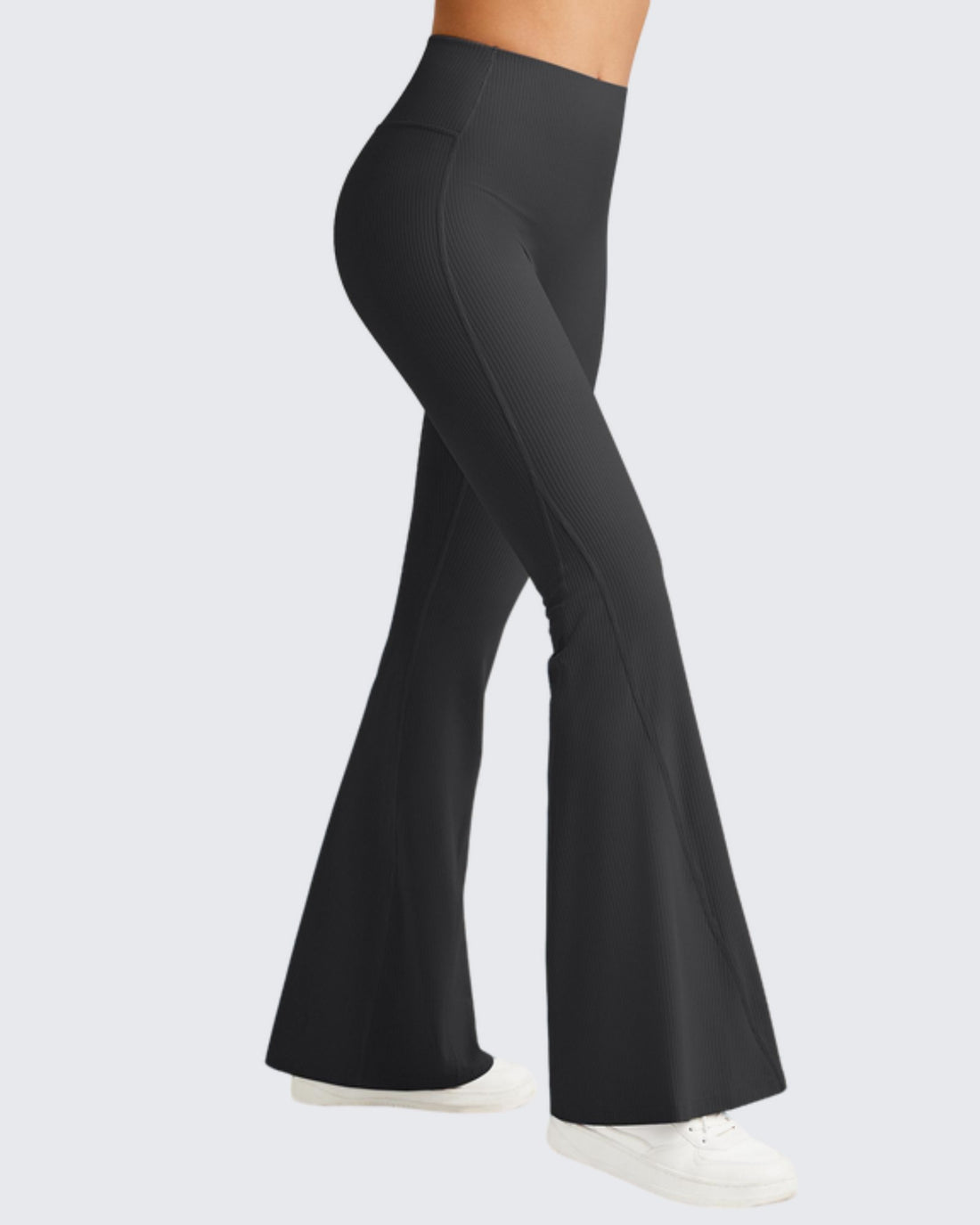 G4Free - Ribbed Tummy Control Flare Yoga Pants -GF25A407AA-S-GF25A408AA-S-GF25A409AA-S-GF25A407AB-M-GF25A408AB-M