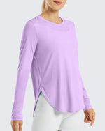 G4Free - Scoop Neck UV Sun Workout Long Sleeve -GF21B003BA-S-GF21B003BB-M-GF21B003BC-L-GF21B003BD-XL-GF21B003BE-XXL