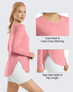 G4Free - Scoop Neck UV Sun Workout Long Sleeve -GF21B003BA-S-GF21B003BB-M-GF21B003BC-L-GF21B003BD-XL-GF21B003BE-XXL