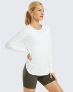 G4Free - Scoop Neck UV Sun Workout Long Sleeve -GF21B003BA-S-GF21B003BB-M-GF21B003BC-L-GF21B003BD-XL-GF21B003BE-XXL