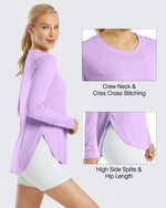 G4Free - Scoop Neck UV Sun Workout Long Sleeve -GF21B003BA-S-GF21B003BB-M-GF21B003BC-L-GF21B003BD-XL-GF21B003BE-XXL