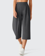 G4Free - ShiftReady Elastic Waist Wide Leg Capri Pants 18'' -GF26J897C001F-XS