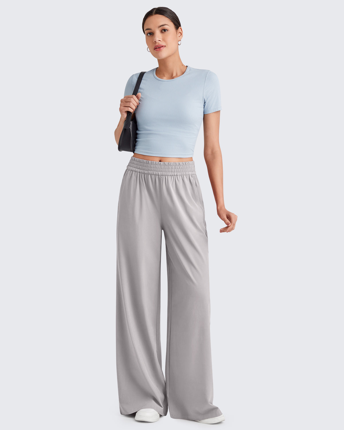 G4Free - ShiftReady Elastic Waistband Wide Leg Work Trousers -GF25J377AA-S-GF25J433AA-S-GF25J434AA-S-GF25J377AB-M-GF25J433AB-M