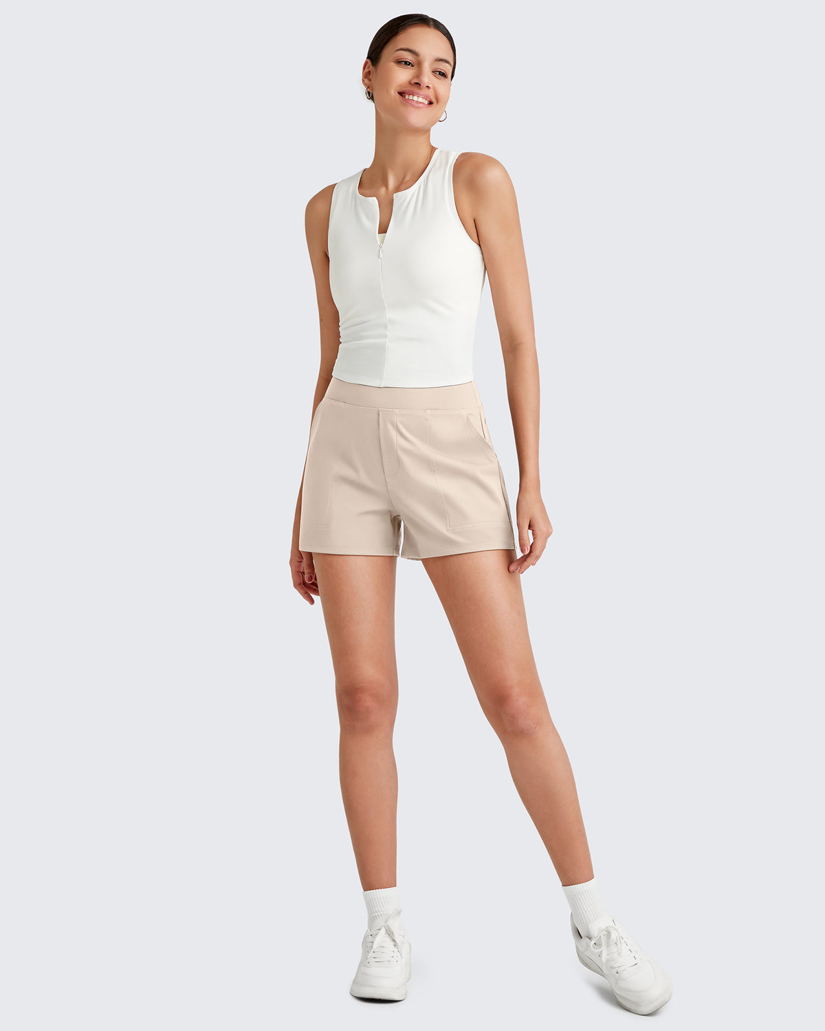 G4Free - ShiftReady High-Rise Business Shorts 3'' -GF25E426AA-S-GF25E426AB-M-GF25E426AC-L-GF25E426AD-XL-GF25E426AE-XXL