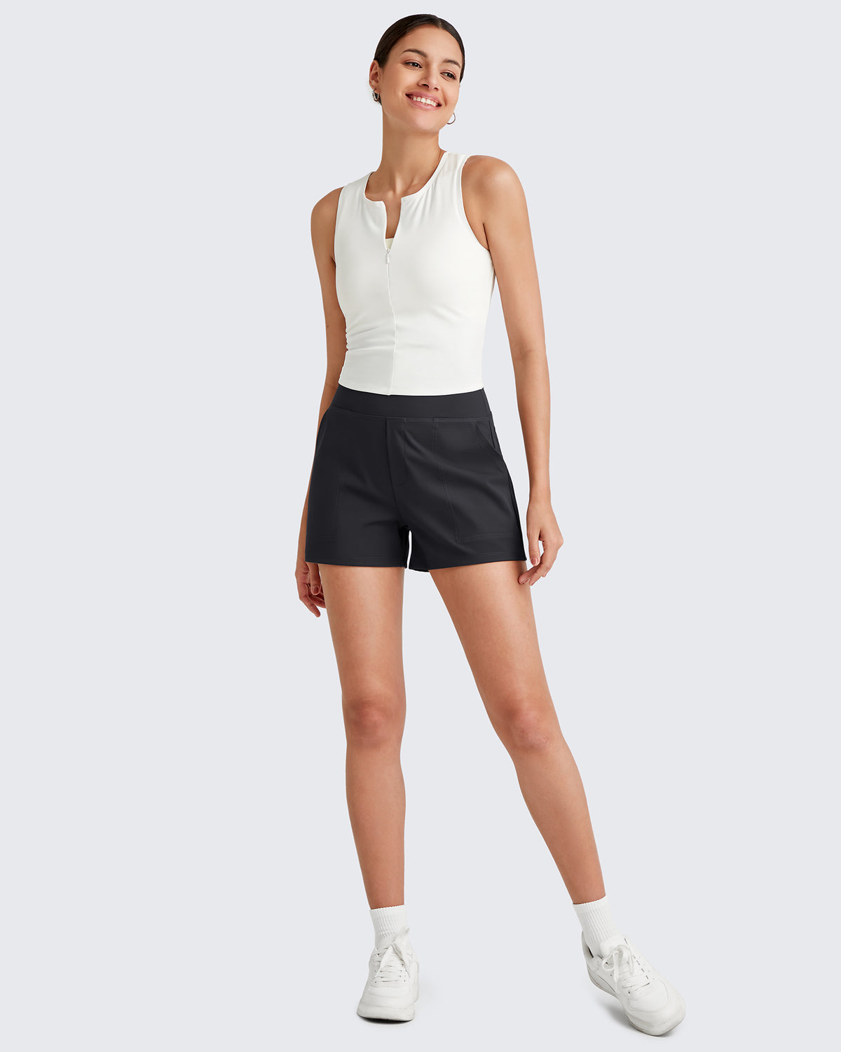 G4Free - ShiftReady High-Rise Business Shorts 3'' -GF25E426AA-S-GF25E426AB-M-GF25E426AC-L-GF25E426AD-XL-GF25E426AE-XXL