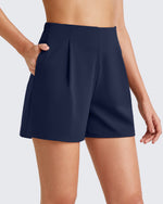 G4Free - ShiftReady High-Rise Pleated Work Shorts 5'' -GF25E395FA-S