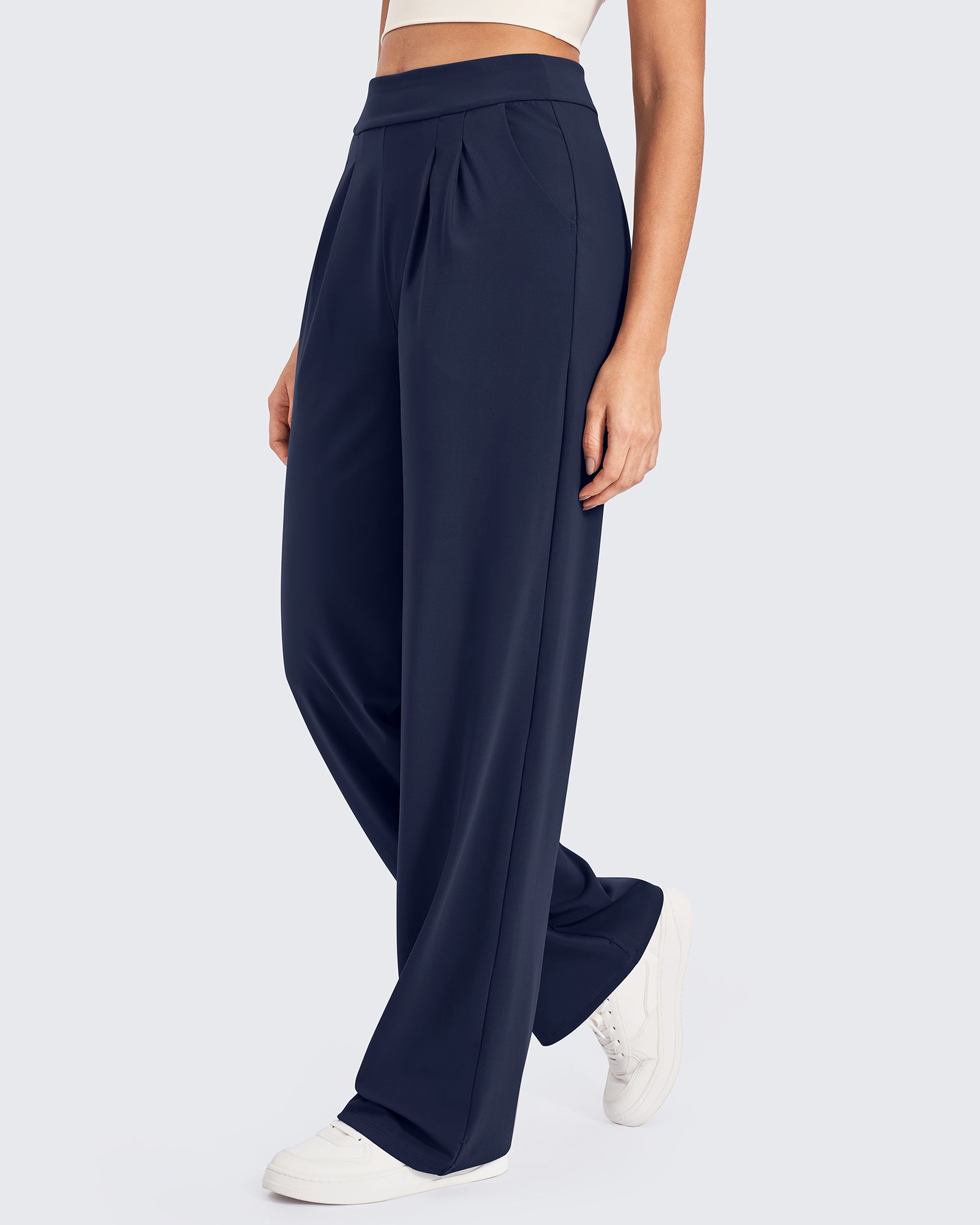 G4Free - ShiftReady High-Waist Work Wide Leg Pants -GF24J227CA-S