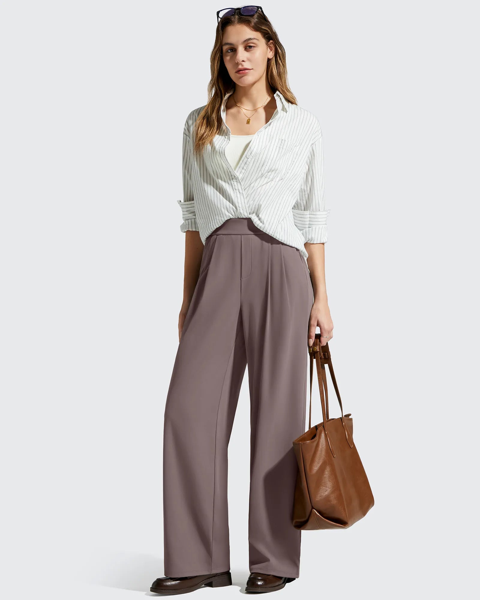 G4Free - ShiftReady High Waisted Dressy Casual Trousers -GF25J513AA-S-GF25J514AA-S-GF25J515AA-S-GF25J513AB-M-GF25J514AB-M