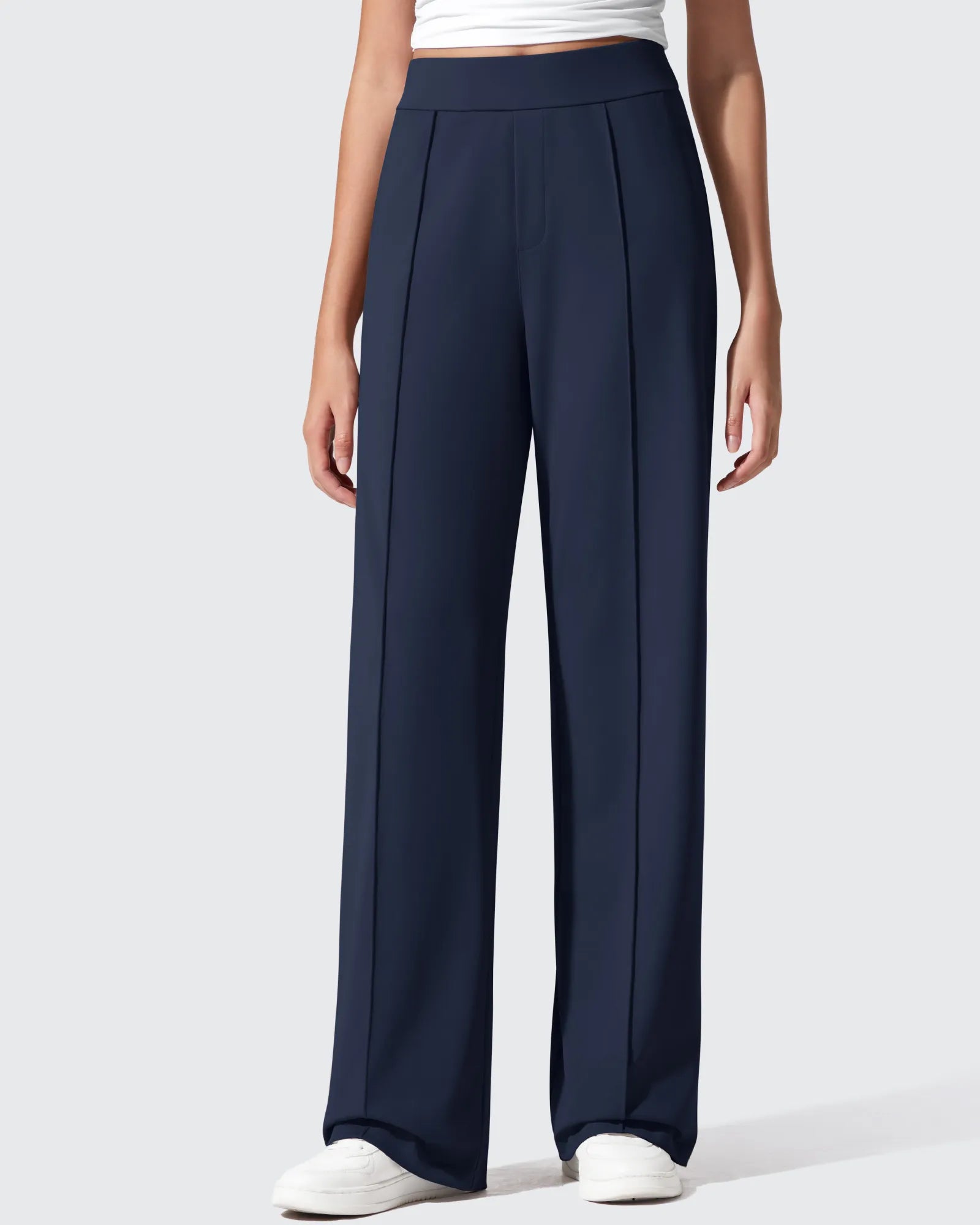 G4Free - ShiftReady Pockets Elastic Band Wide Leg Work Pants -GF25J691AA-S-GF25J692AA-S-GF25J693AA-S-GF25J691AB-M-GF25J692AB-M