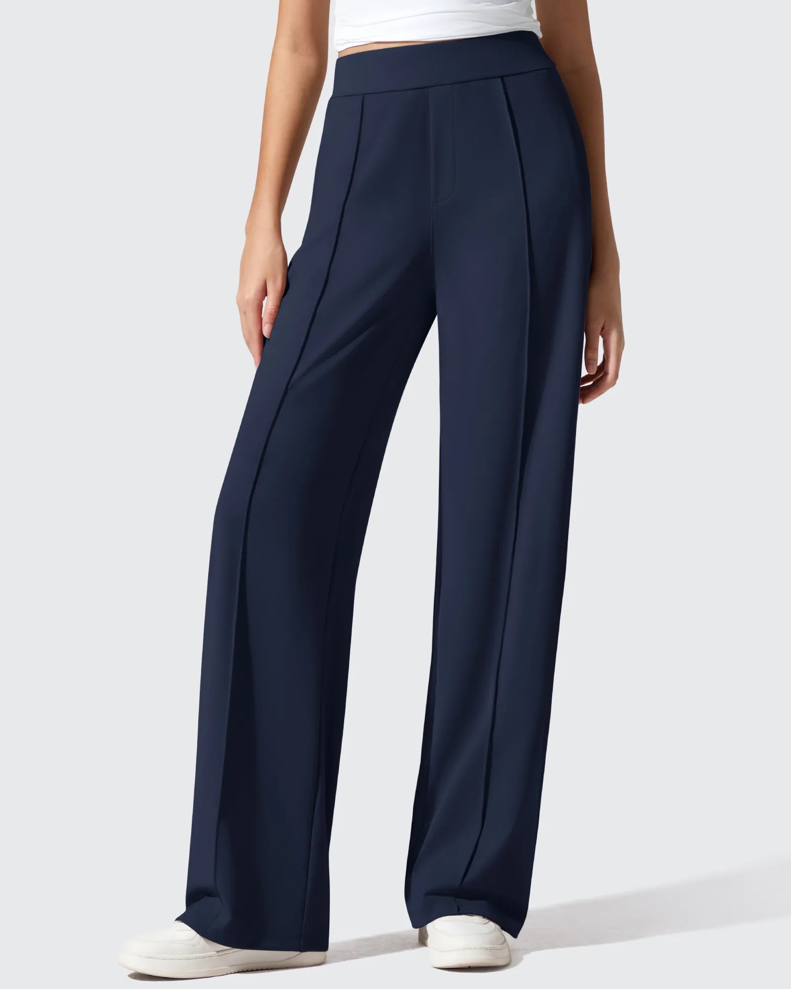 G4Free - ShiftReady Pockets Elastic Band Wide Leg Work Pants -GF25J691AA-S-GF25J692AA-S-GF25J693AA-S-GF25J691AB-M-GF25J692AB-M