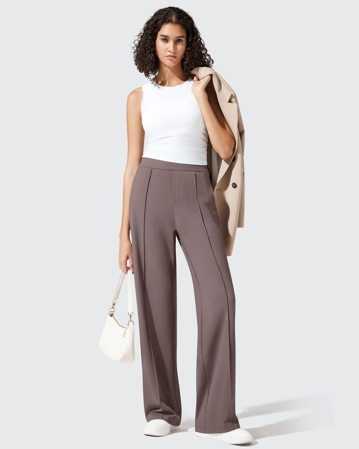 G4Free - ShiftReady Pockets Elastic Band Wide Leg Work Pants -GF25J691AA-S-GF25J692AA-S-GF25J693AA-S-GF25J691AB-M-GF25J692AB-M