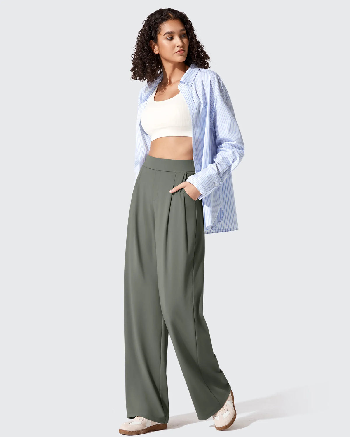 G4Free - ShiftReady Two Front Pleated Wide Leg Dress Pants -GF25J677AF-XS-GF25J678AF-XS-GF25J679AF-XS-GF25J677AA-S-GF25J678AA-S