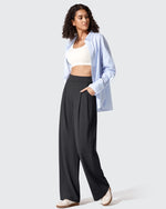 G4Free - ShiftReady Two Front Pleated Wide Leg Dress Pants -GF25J677AF-XS-GF25J678AF-XS-GF25J679AF-XS-GF25J677AA-S-GF25J678AA-S