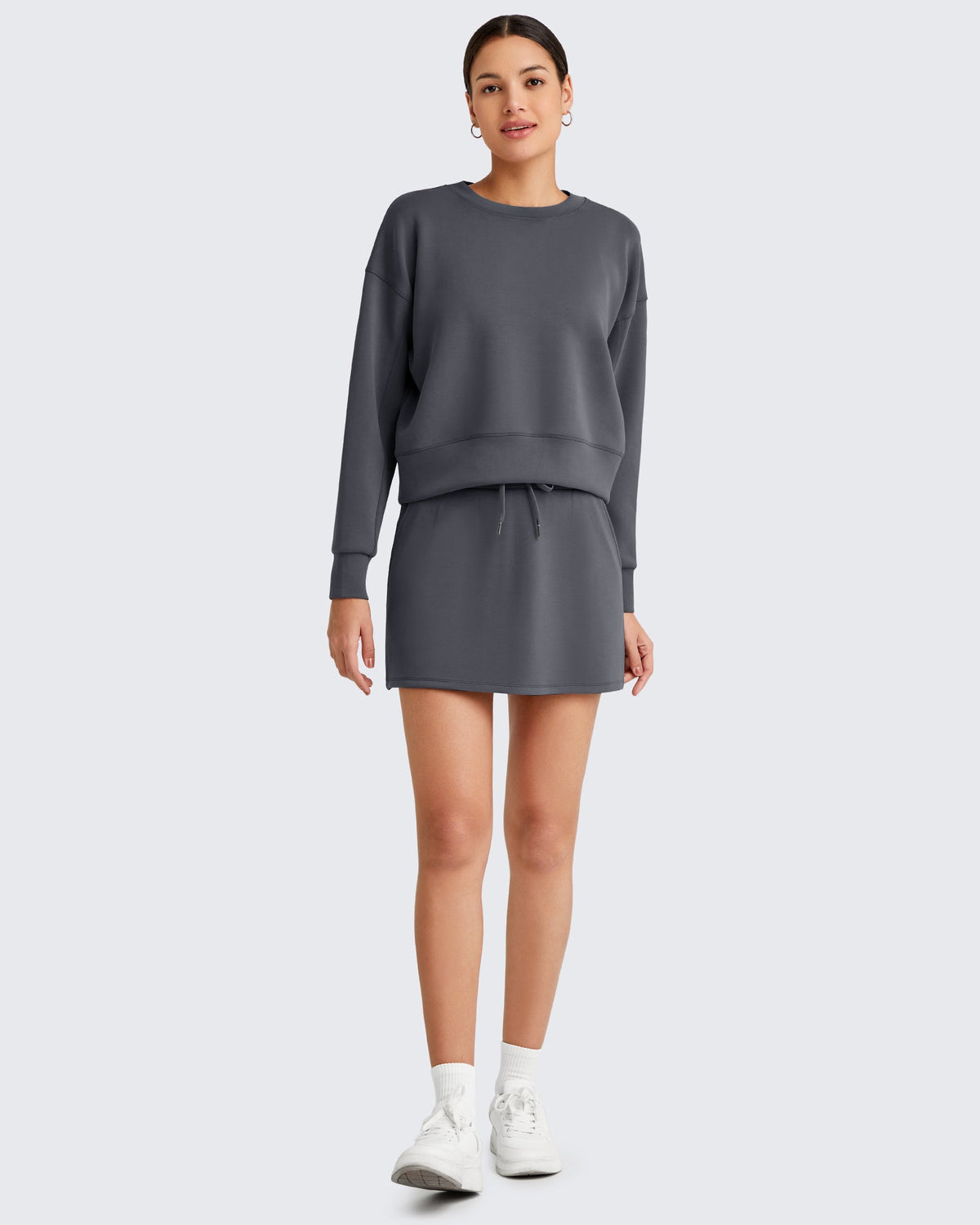 G4Free - Smoofit Casual Drawstring Sweat Skirts -GF25S404AA-S-GF25S404AB-M-GF25S404AC-L-GF25S404AD-XL-GF25S404AE-XXL