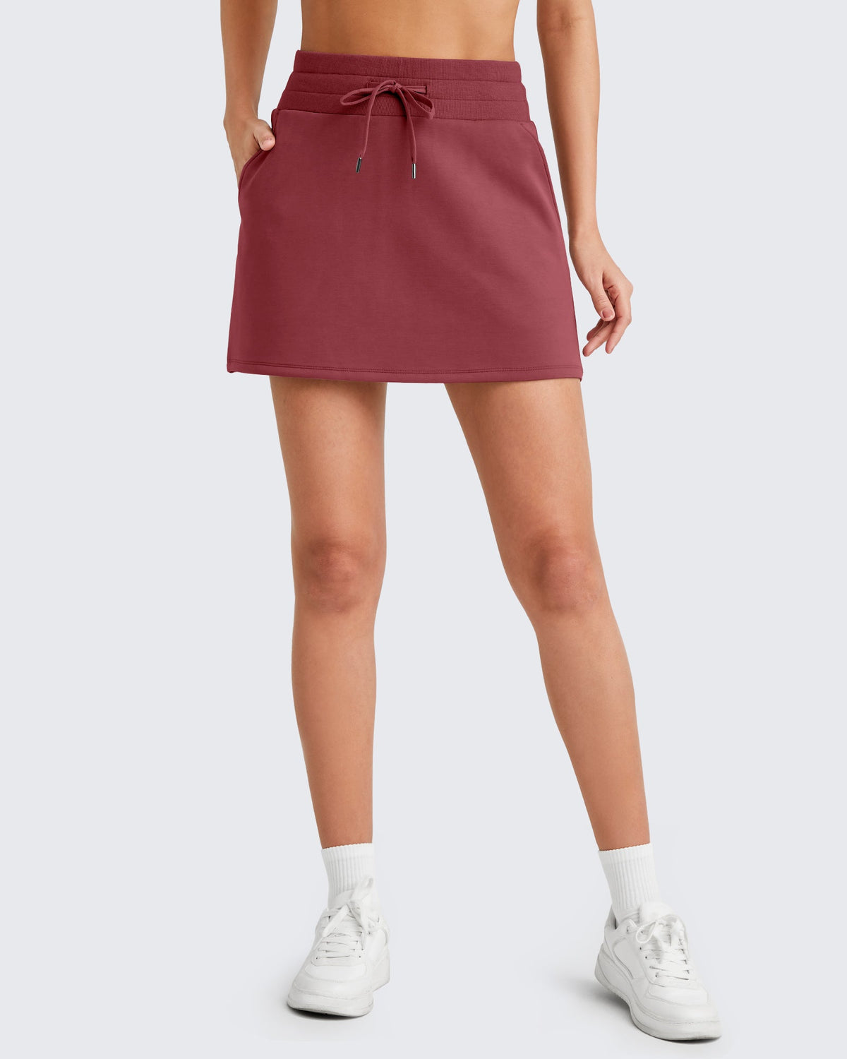 G4Free - Smoofit Casual Drawstring Sweat Skirts -GF25S404AA-S-GF25S404AB-M-GF25S404AC-L-GF25S404AD-XL-GF25S404AE-XXL