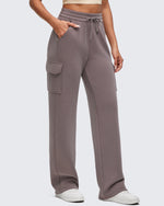 G4Free - Smoofit Drawstring Wide Leg Pockets Cargo Sweatpants -GF25J532AF-XS-GF25J533AF-XS-GF25J534AF-XS-GF25J532AA-S-GF25J533AA-S