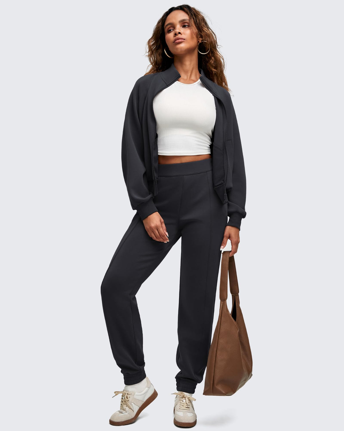 G4Free - Smoofit Elastic Waist Pull Pockets Joggers Pants -GF25D552AF-XS-GF25D553AF-XS-GF25D554AF-XS-GF25D552AA-S-GF25D553AA-S