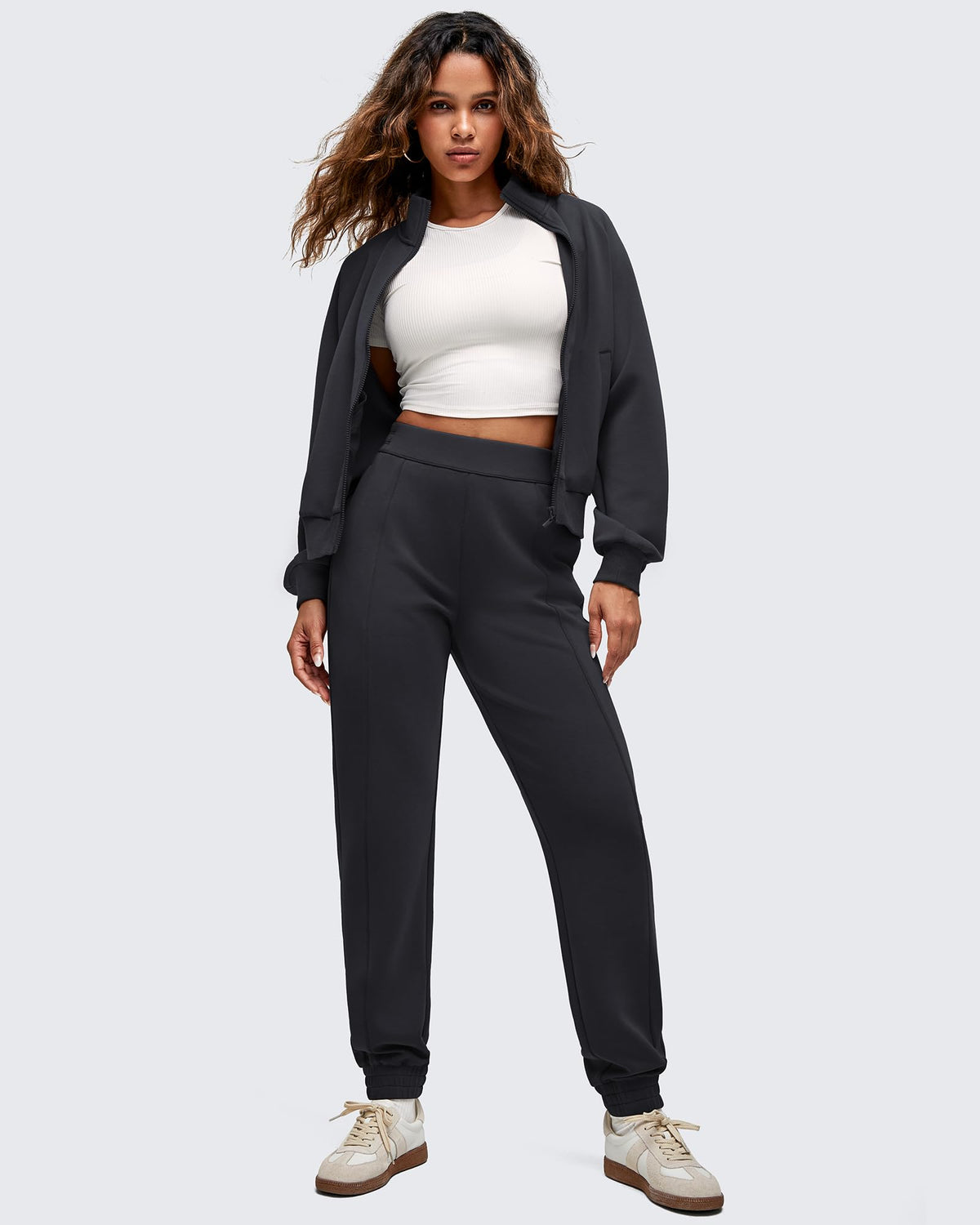 G4Free - Smoofit Elastic Waist Pull Pockets Joggers Pants -GF25D552AF-XS-GF25D553AF-XS-GF25D554AF-XS-GF25D552AA-S-GF25D553AA-S