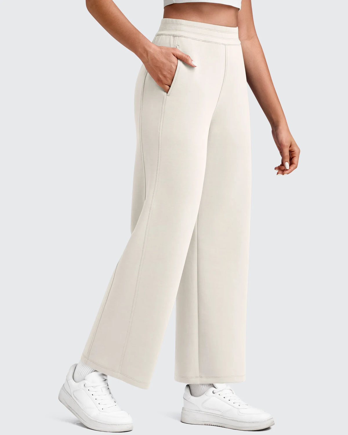 G4Free - Smoofit Elastic Waist Wide Leg Ankle Sweatpants -GF25J524AA-S-GF25J525AA-S-GF25J526AA-S-GF25J524AB-M-GF25J525AB-M