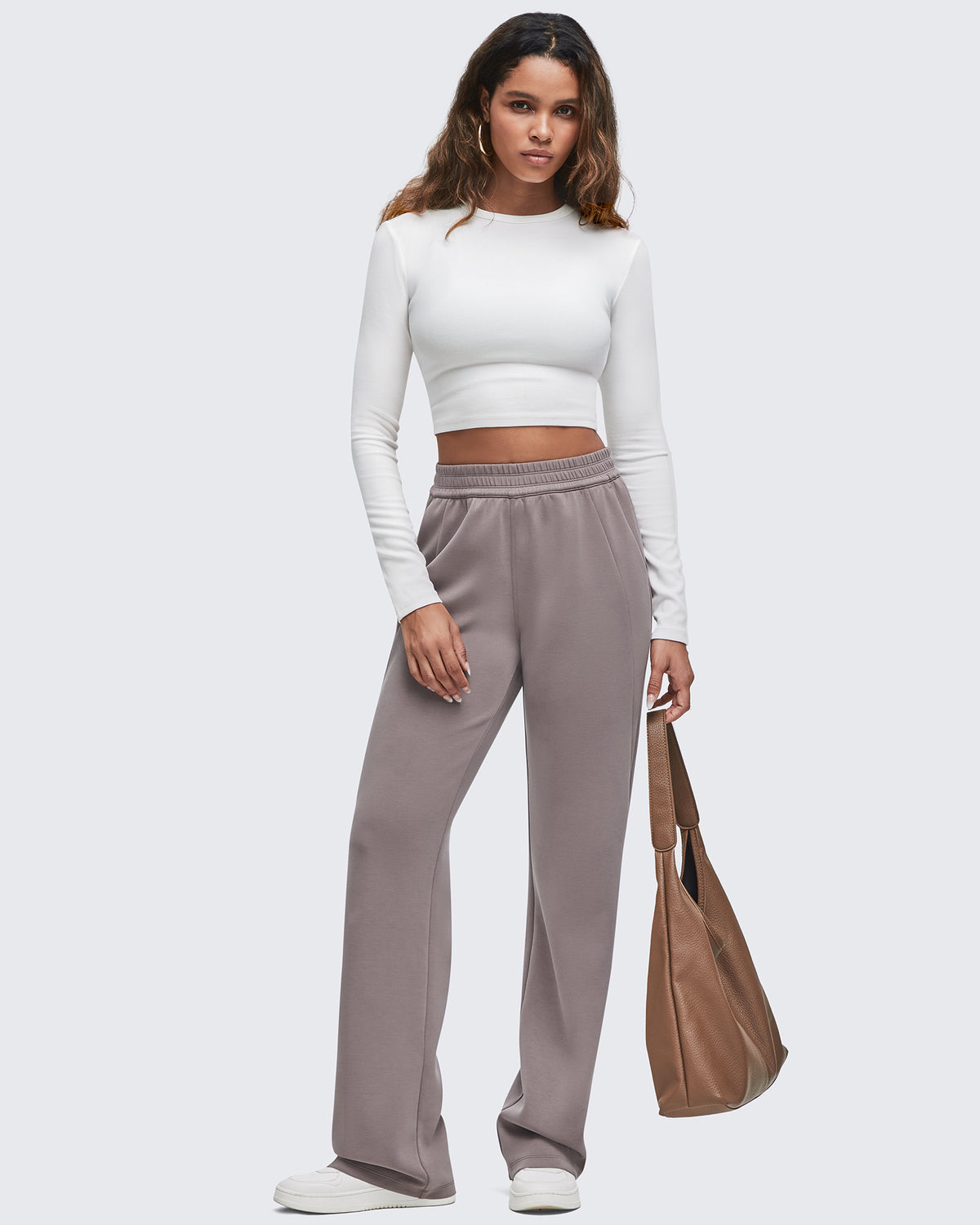 G4Free - Smoofit Elastic-Waist Wide Leg Sweatpants Regular -GF25J510AA-S-GF25J510AB-M-GF25J510AC-L-GF25J510AD-XL-GF25J510AE-XXL