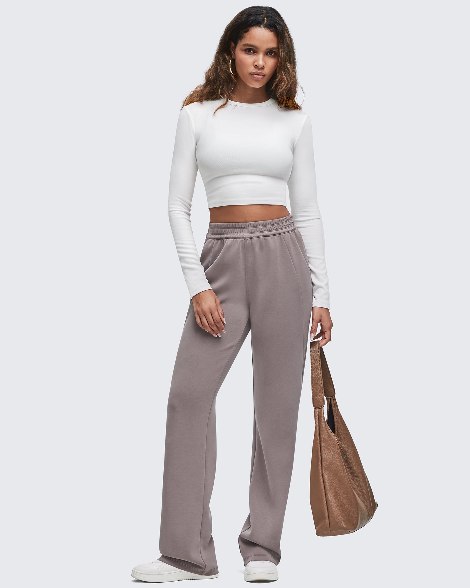 G4Free - Smoofit Elastic-Waist Wide Leg Sweatpants Regular -GF25J510AA-S-GF25J510AB-M-GF25J510AC-L-GF25J510AD-XL-GF25J510AE-XXL