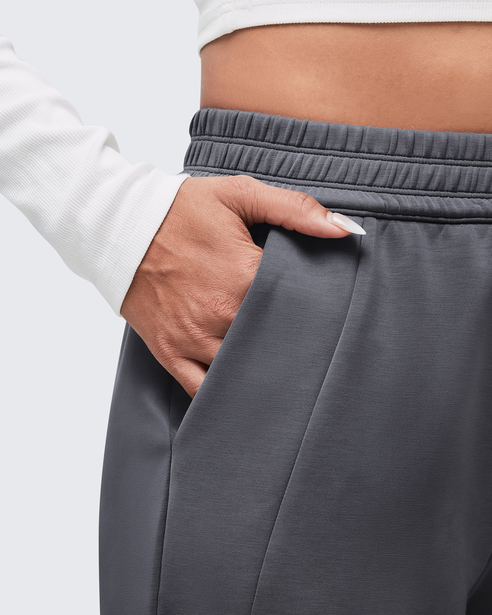 G4Free - Smoofit Elastic-Waist Wide Leg Sweatpants Regular -GF25J510AA-S-GF25J510AB-M-GF25J510AC-L-GF25J510AD-XL-GF25J510AE-XXL