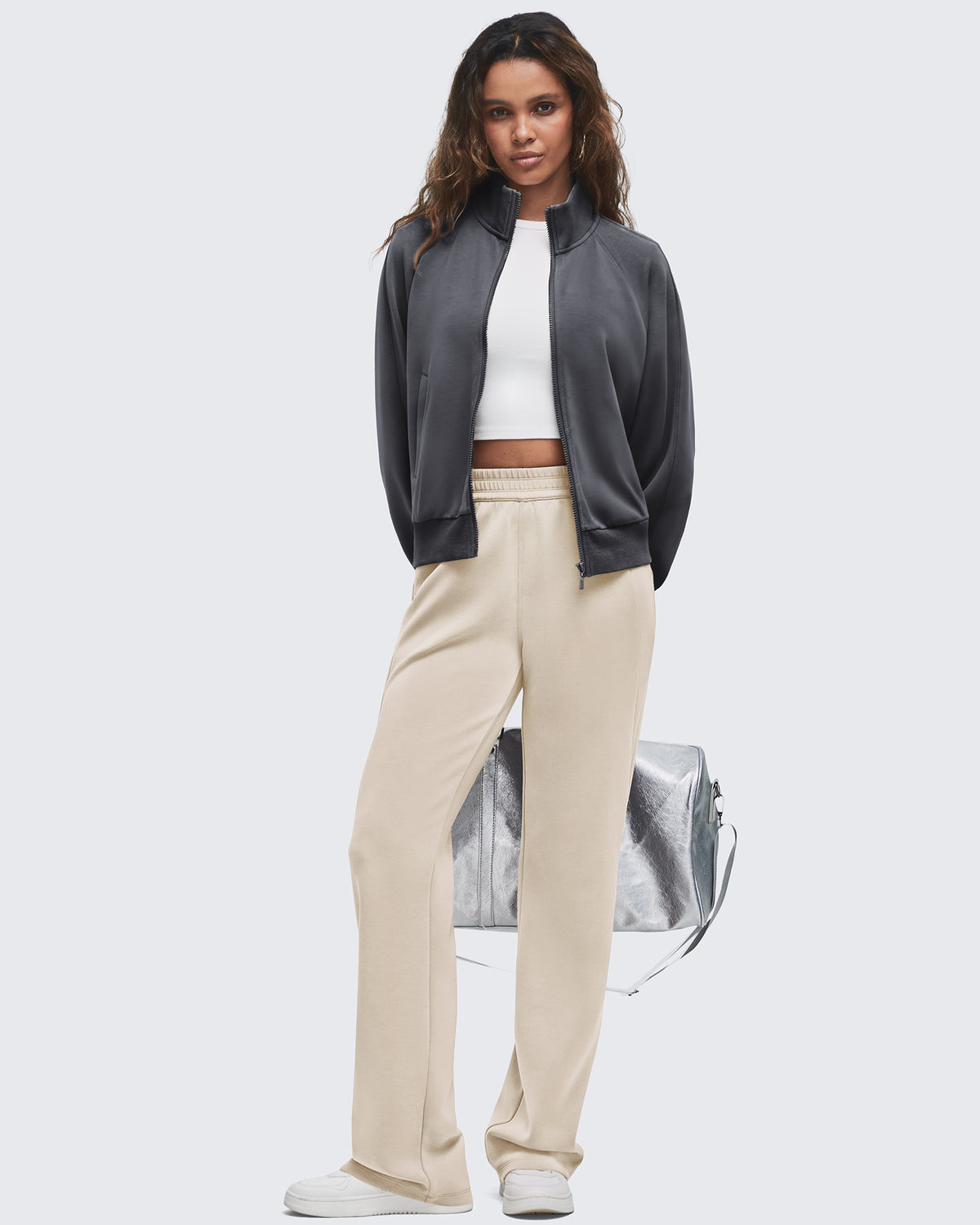 G4Free - Smoofit Elastic-Waist Wide Leg Sweatpants Regular -GF25J510AA-S-GF25J510AB-M-GF25J510AC-L-GF25J510AD-XL-GF25J510AE-XXL