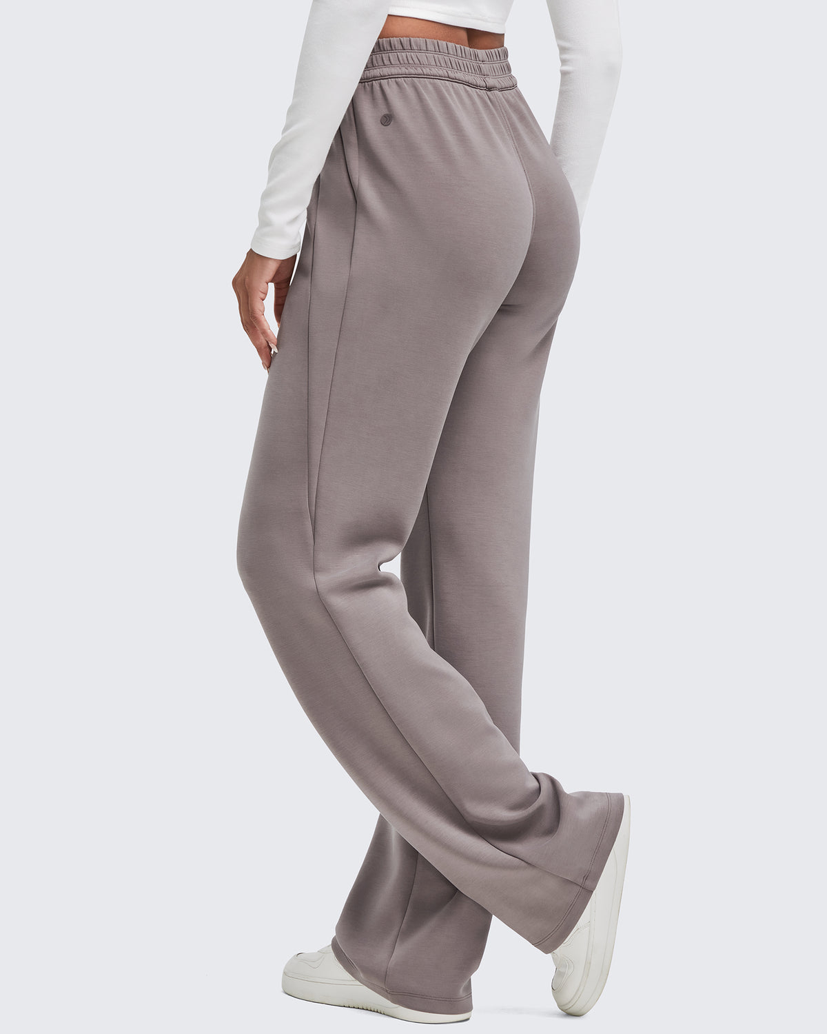G4Free - Smoofit Elastic-Waist Wide Leg Sweatpants Petite -GF25J509AA-S