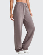 G4Free - Smoofit Elastic Waistband Drawstring Wide Leg Sweatpants -GF25J445AA-S