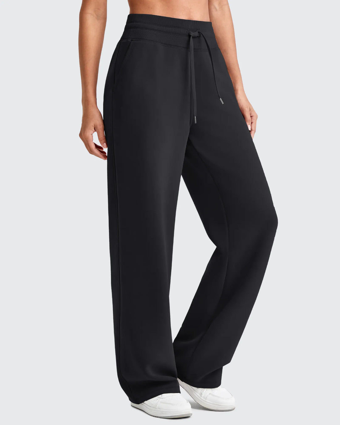 G4Free - Smoofit Elastic Waistband Drawstring Wide Leg Sweatpants -GF25J445AA-S-GF25J446AA-S-GF25J447AA-S-GF25J445AB-M-GF25J446AB-M