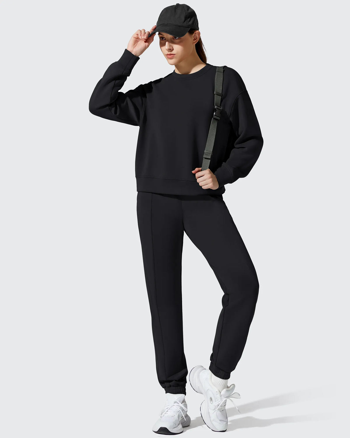 G4Free - Smoofit Fleece Crewneck Pullover Long Sleeve Hoodies -GF25F711AA-S-GF25F711AB-M-GF25F711AC-L-GF25F711AD-XL-GF25F711AE-XXL