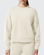 G4Free - Smoofit Fleece Crewneck Pullover Long Sleeve Hoodies -GF25F711AA-S-GF25F711AB-M-GF25F711AC-L-GF25F711AD-XL-GF25F711AE-XXL