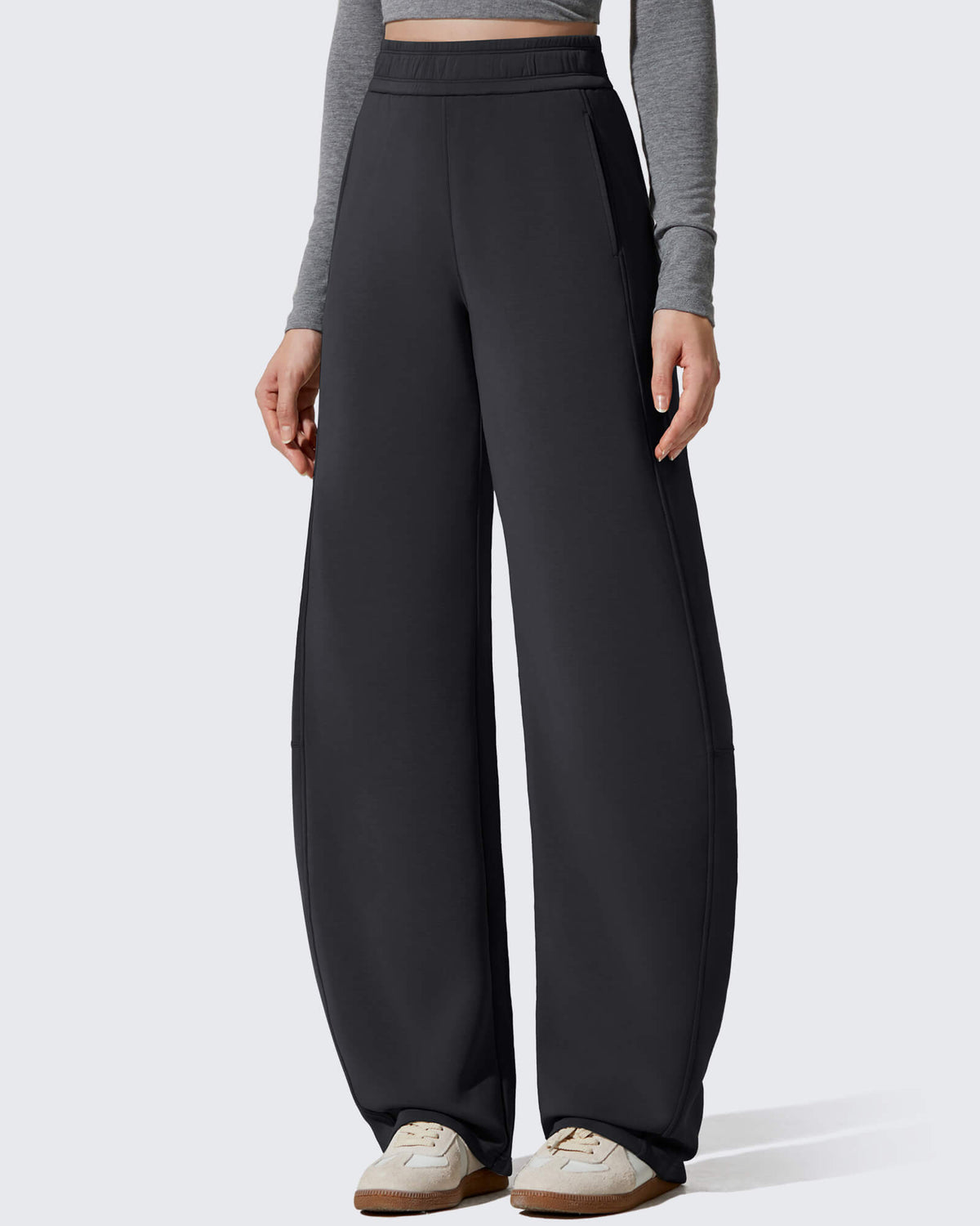 G4Free - Smoofit Fleece Lined Baggy Barrel Wide Leg Sweatpants -GF25J611AF-XS-GF25J612AF-XS-GF25J613AF-XS-GF25J611AA-S-GF25J612AA-S