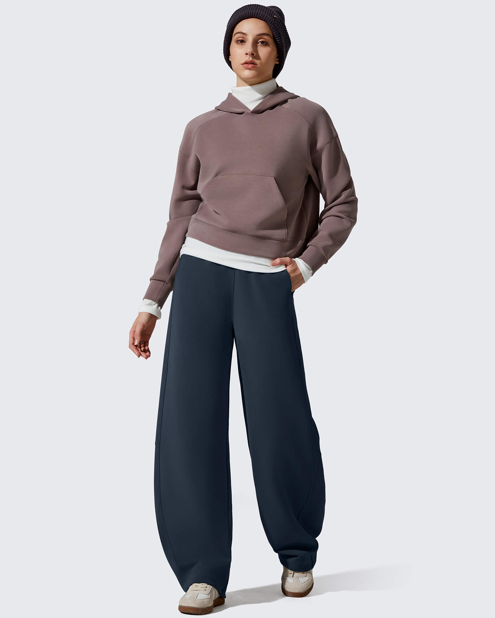 G4Free - Smoofit Fleece Lined Baggy Barrel Wide Leg Sweatpants -GF25J611AF-XS-GF25J612AF-XS-GF25J613AF-XS-GF25J611AA-S-GF25J612AA-S