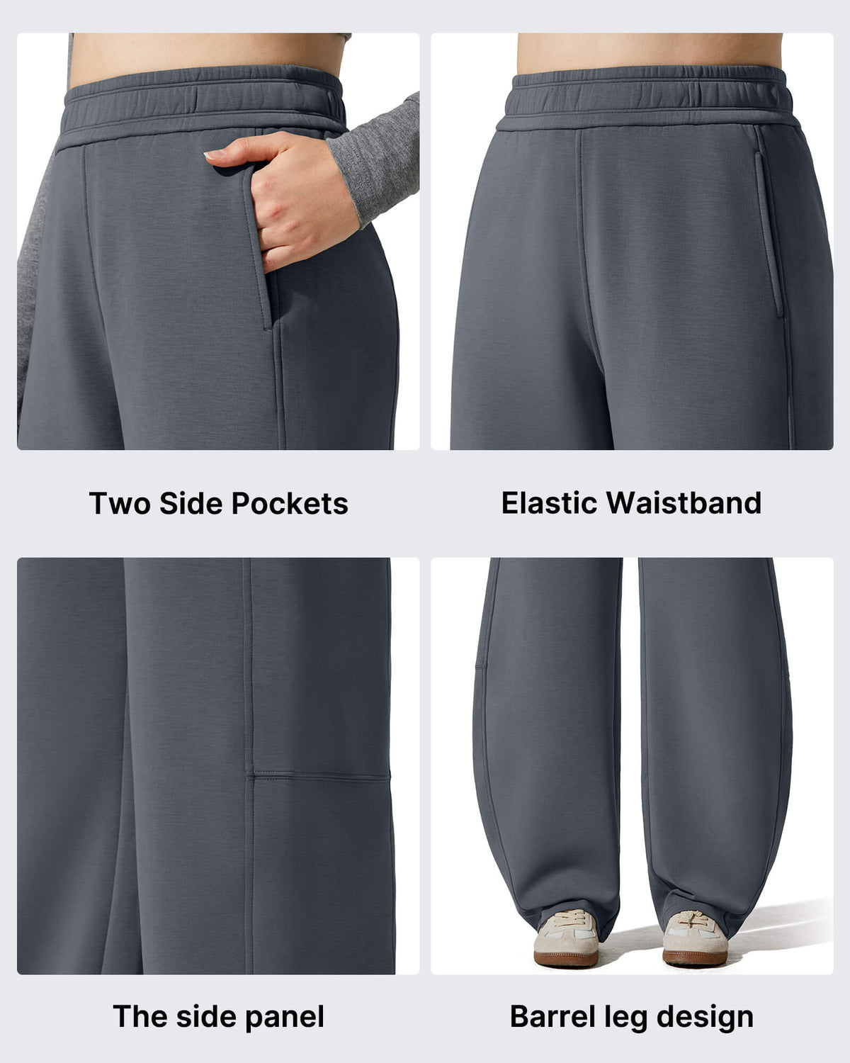 G4Free - Smoofit Fleece Lined Baggy Barrel Wide Leg Sweatpants -GF25J611AF-XS-GF25J612AF-XS-GF25J613AF-XS-GF25J611AA-S-GF25J612AA-S