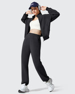 G4Free - Smoofit Fleece Lined High Waist Joggers Sweatpants -GF25D719AA-S-GF25D720AA-S-GF25D721AA-S-GF25D719AB-M-GF25D720AB-M