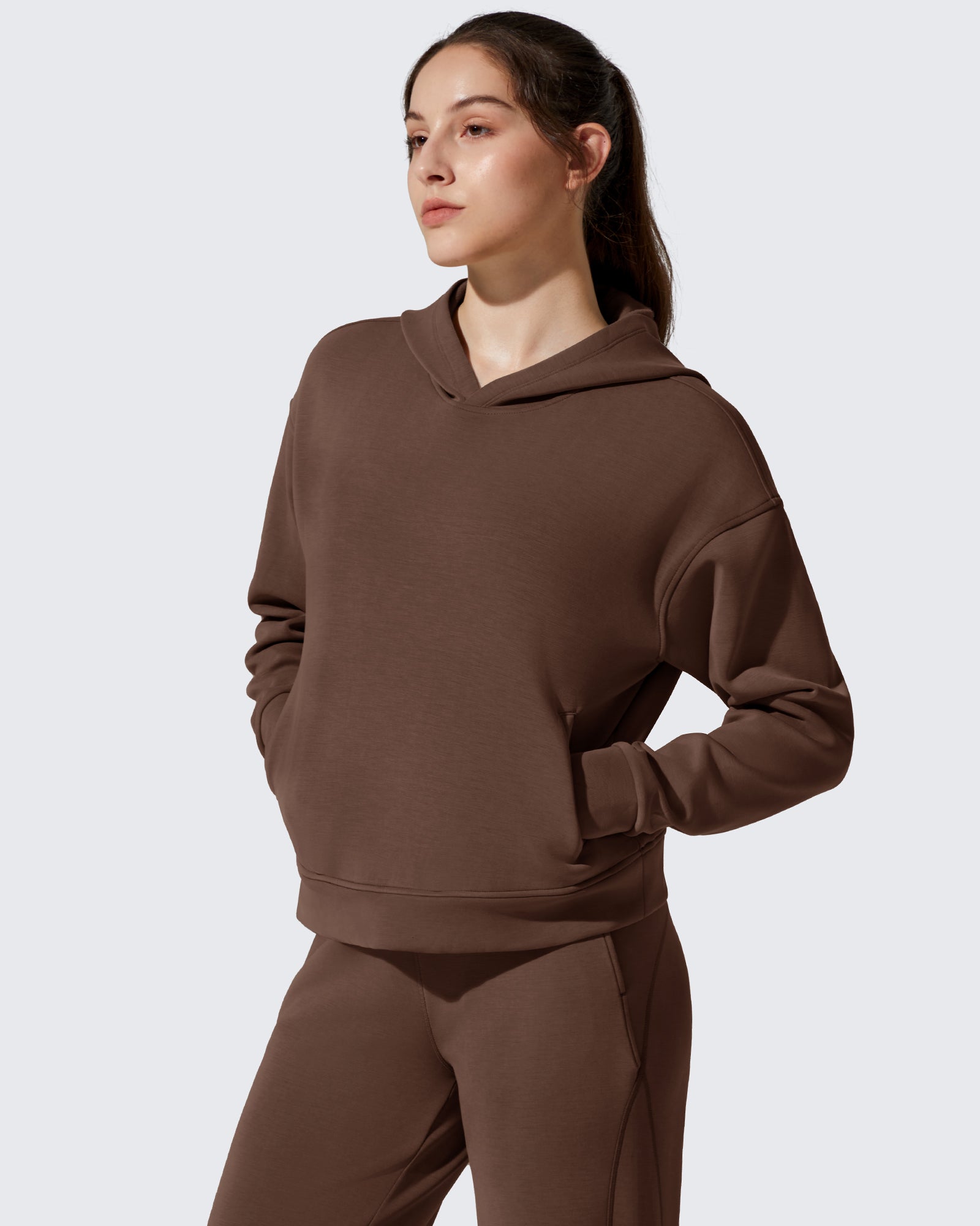 G4Free - Smoofit Fleece Long Sleeve Pullover Hoodies -GF25F722AF-XS