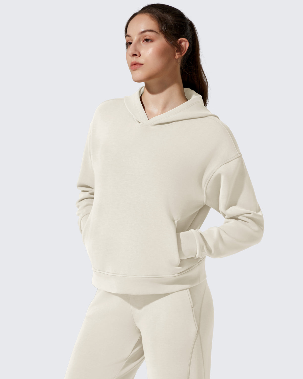 G4Free - Smoofit Fleece Long Sleeve Pullover Hoodies -GF25F722AF-XS