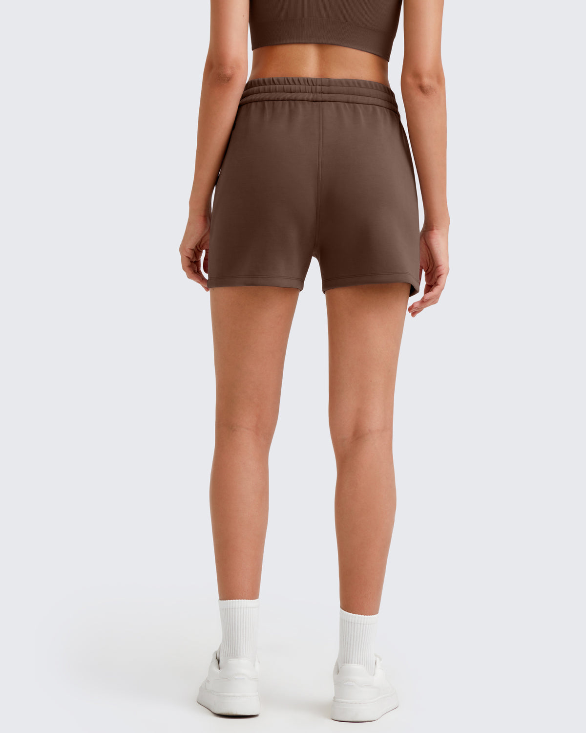 G4Free - Smoofit Front Pleats Elasticity Sweat Shorts -GF25E319AA-S