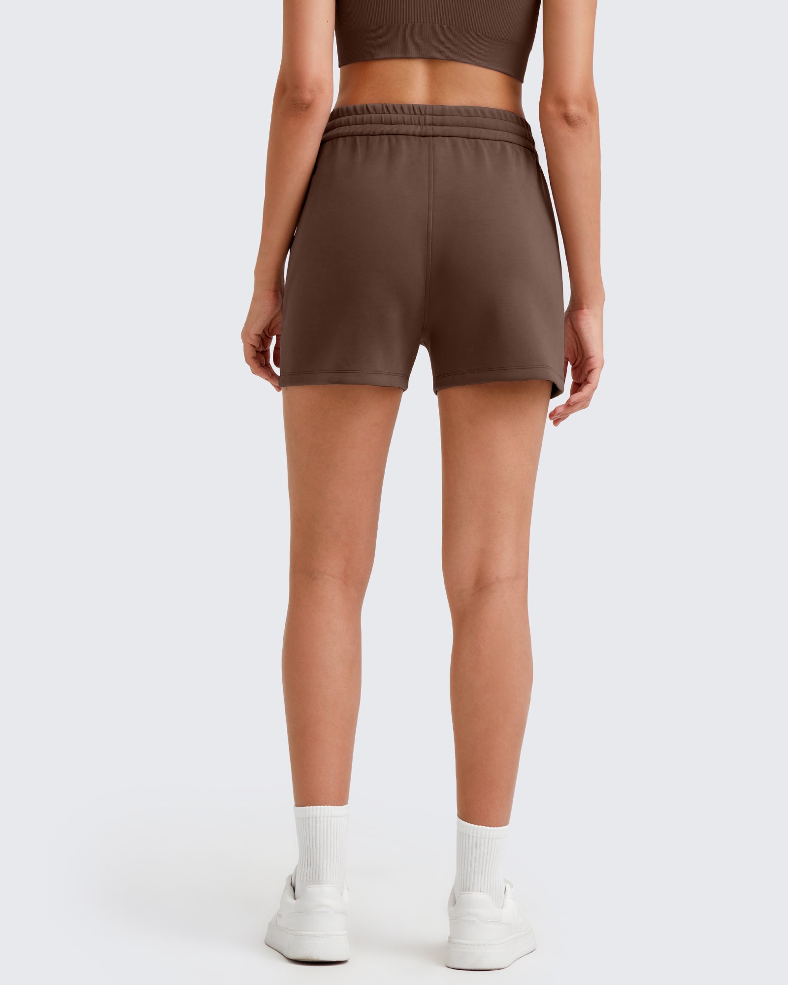 G4Free - Smoofit Front Pleats Elasticity Sweat Shorts -GF25E319AA-S