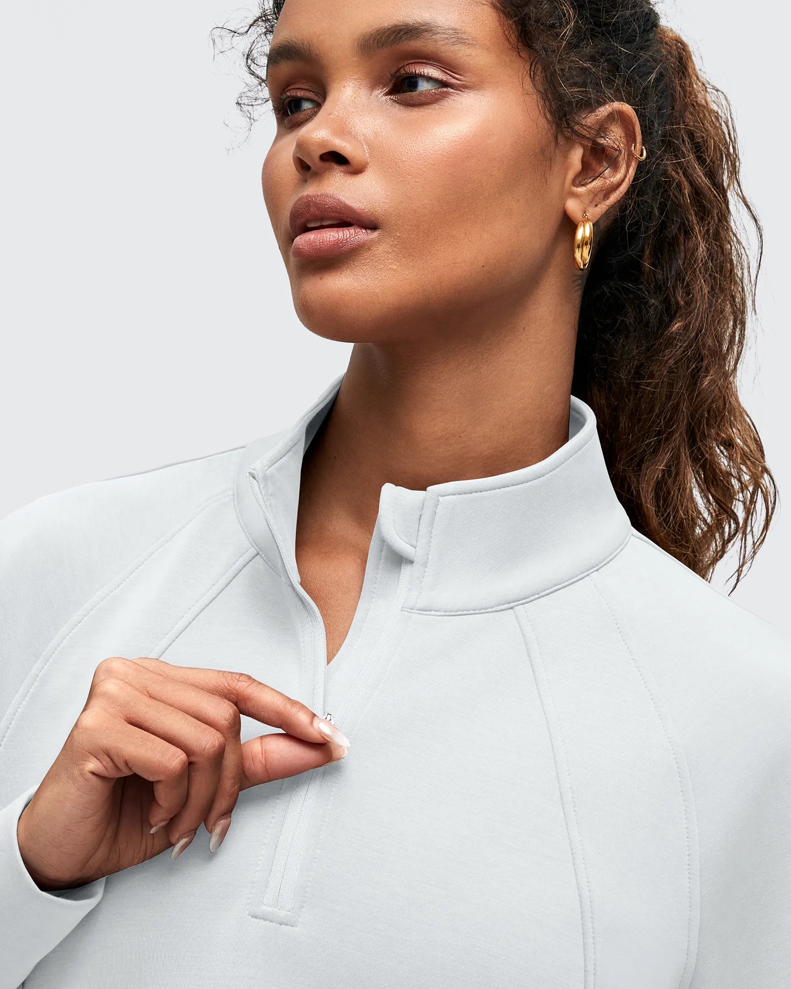 G4Free - Smoofit Half-Zip Pullover Mock Neck Pockets Sweatshirts -GF25F564BA-S-GF25F564BB-M-GF25F564BC-L-GF25F564BD-XL-GF25F564BE-XXL