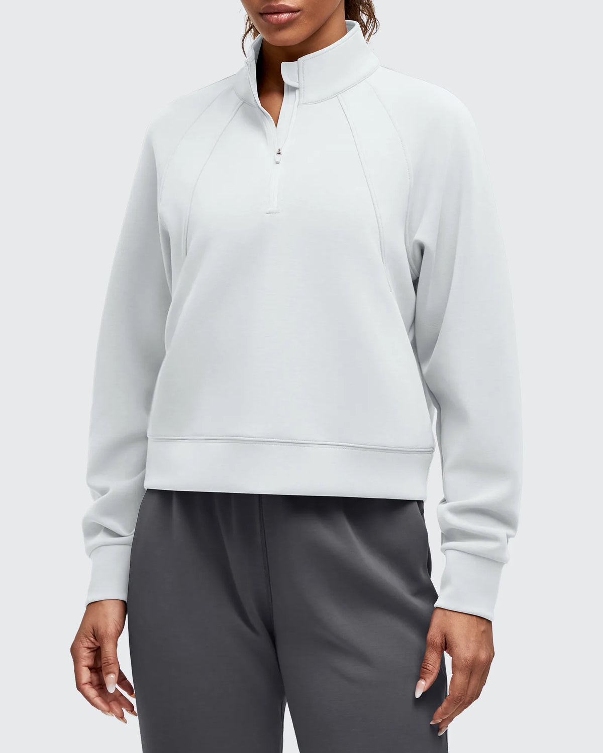 G4Free - Smoofit Half-Zip Pullover Mock Neck Pockets Sweatshirts -GF25F564BA-S-GF25F564BB-M-GF25F564BC-L-GF25F564BD-XL-GF25F564BE-XXL