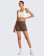 G4Free - Smoofit High Waisted Sweat Shorts 4'' -GF25E418AA-S-GF25E418AB-M-GF25E418AC-L-GF25E418AD-XL-GF25E418AE-XXL