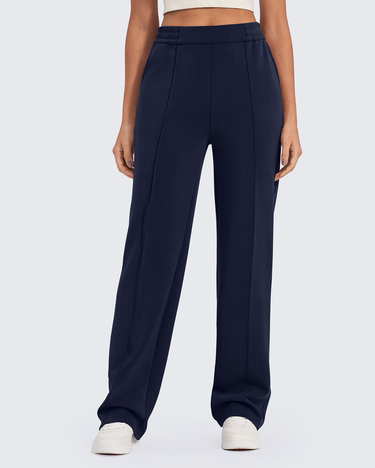 G4Free - Smoofit Loose High-Rise Elastic Dressy Pants Short -GF25J470AH-XXS
