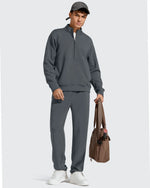 G4Free - Smoofit Men's Fleece-Lined Drawstring Thermal Sweatpants -GF25DM726AA-S-GF25DM727AA-S-GF25DM726AB-M-GF25DM727AB-M-GF25DM726AC-L