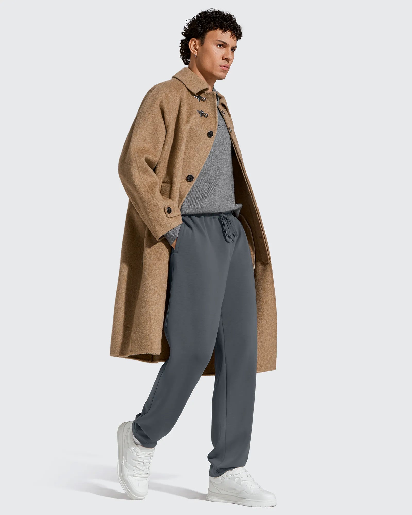 G4Free - Smoofit Men's Fleece-Lined Drawstring Thermal Sweatpants -GF25DM726AA-S-GF25DM727AA-S-GF25DM726AB-M-GF25DM727AB-M-GF25DM726AC-L