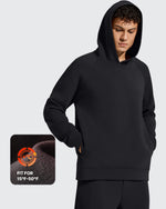G4Free - Smoofit Men's Fleece-Lined Pockets Hoodies Pullover Sweatshirts -GF25FM729BA-S